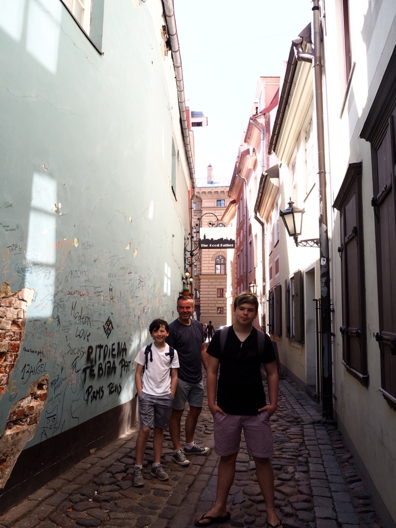 The narrowest street in Rīga 